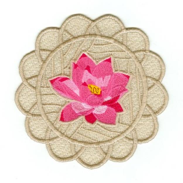 Picture of Lotus Doily Machine Embroidery Design