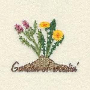 Picture of Garden of Weedin Machine Embroidery Design