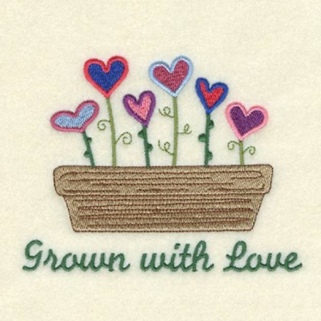 Picture of Grown With Love Machine Embroidery Design