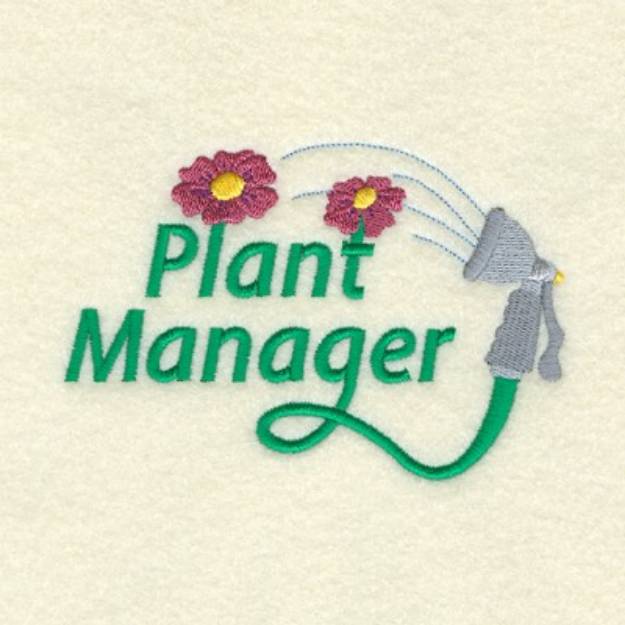 Picture of Plant Manager Machine Embroidery Design