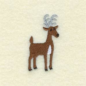 Picture of Christmas Village Reindeer Machine Embroidery Design