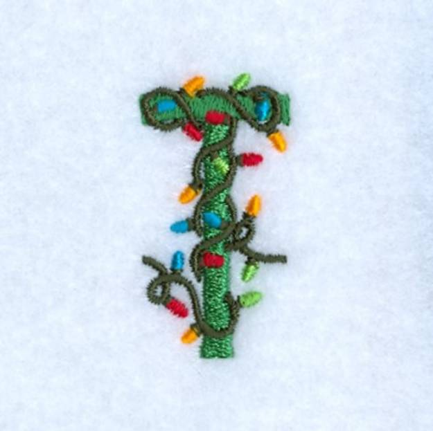 Picture of Christmas Light T Machine Embroidery Design