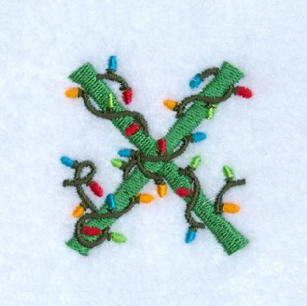 Picture of Christmas Light X Machine Embroidery Design