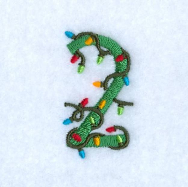 Picture of Christmas Light 2 Machine Embroidery Design