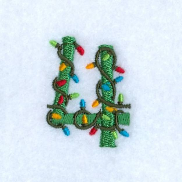 Picture of Christmas Light 4 Machine Embroidery Design