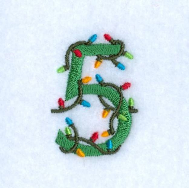 Picture of Christmas Light 5 Machine Embroidery Design