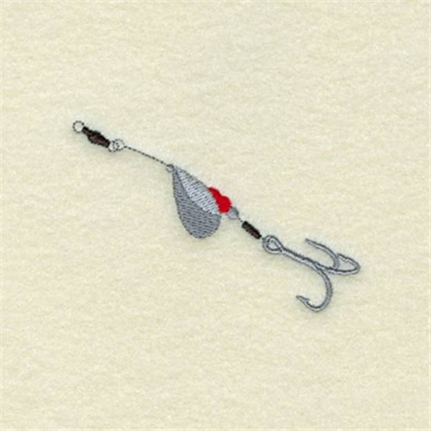 Picture of Spinner Lure 1 Machine Embroidery Design