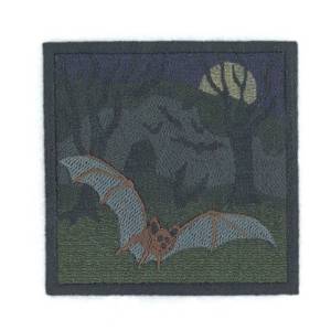 Picture of Bat Cave Organza Machine Embroidery Design