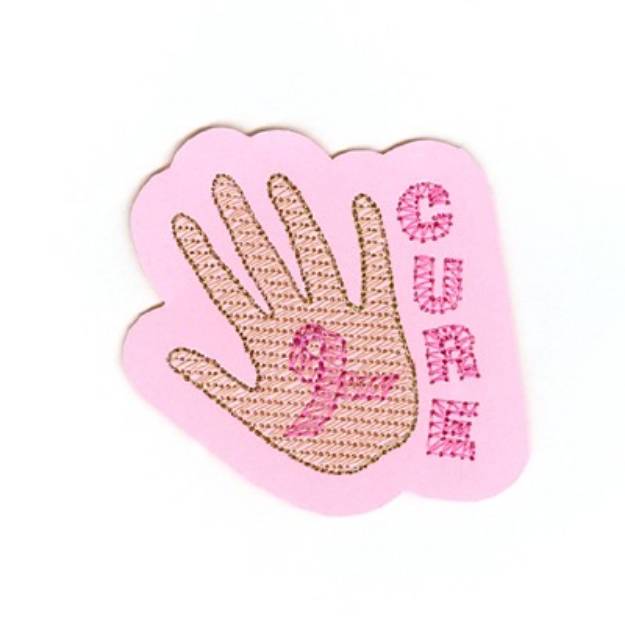 Picture of Breast Cancer Cure Machine Embroidery Design
