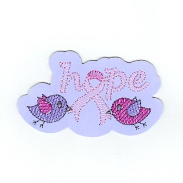 Picture of Breast Cancer Hope Machine Embroidery Design