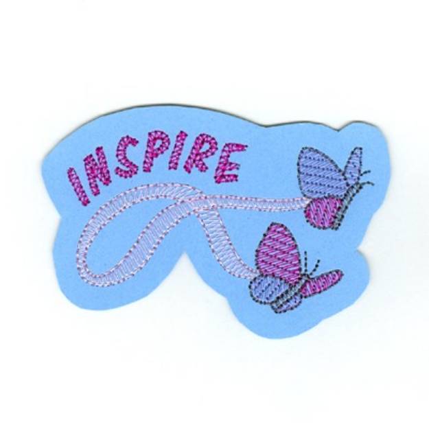 Picture of Breast Cancer Inspire Machine Embroidery Design