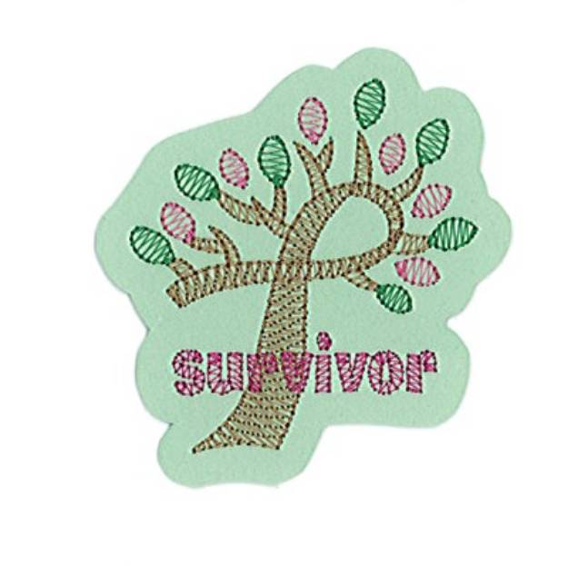 Picture of Breast Cancer Survivor Machine Embroidery Design