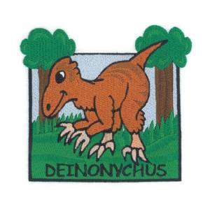 Picture of Deinonychus Square Machine Embroidery Design