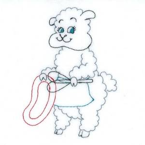 Picture of Sheep Rug Cleaning Machine Embroidery Design