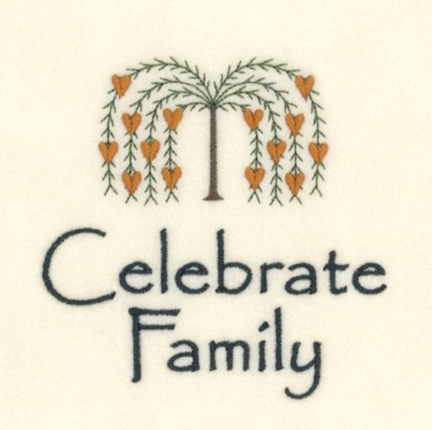 Picture of Celebrate Family Machine Embroidery Design
