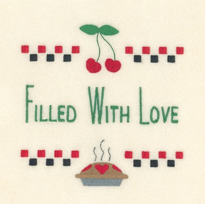 Filled With Love Machine Embroidery Design