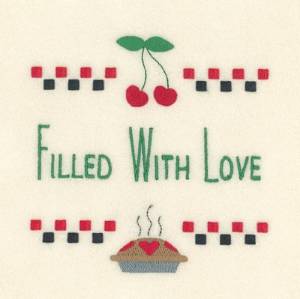 Picture of Filled With Love Machine Embroidery Design