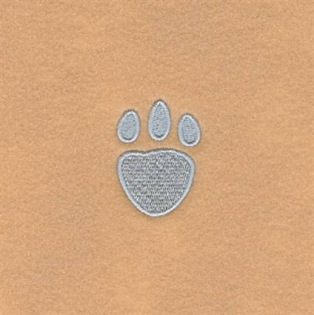 Picture of Bunny Robe Front Paw Machine Embroidery Design