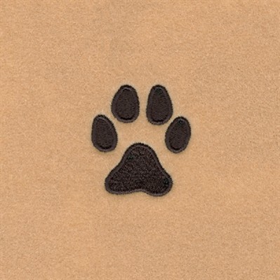 Dog Paw Machine Embroidery Design
