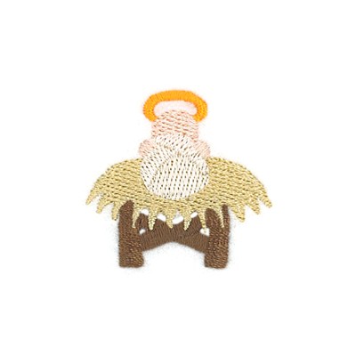 Table Runner Baby Jesus Machine Embroidery Design