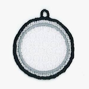 Picture of Golf Ball Charm Machine Embroidery Design