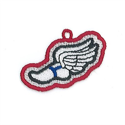Track Foot Charm Machine Embroidery Design