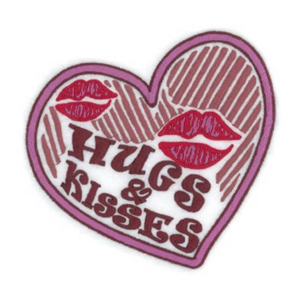 Picture of Hugs And Kisses Machine Embroidery Design