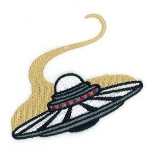 Picture of Flying Saucer Machine Embroidery Design