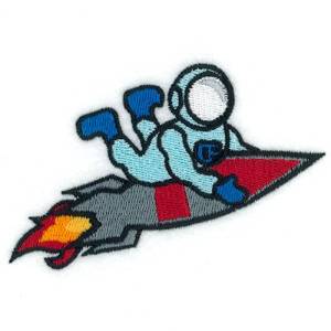Picture of Rocket Wild Ride Machine Embroidery Design