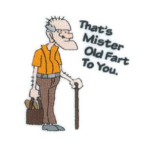 Picture of Mister Old Fart Machine Embroidery Design
