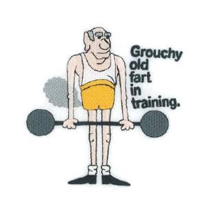 Picture of Grouchy Old Fart Machine Embroidery Design