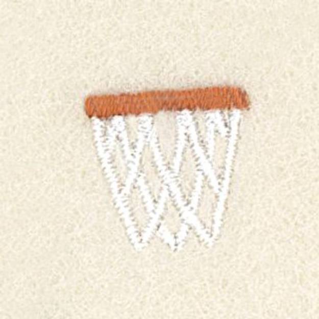 Picture of Mini Basketball Hoop Machine Embroidery Design