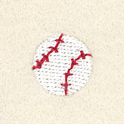 Mini Baseball Or Softball Machine Embroidery Design