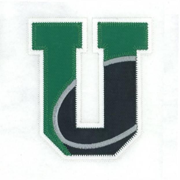 Picture of U Hockey Applique Machine Embroidery Design