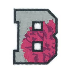 Picture of B Cheer Applique Machine Embroidery Design