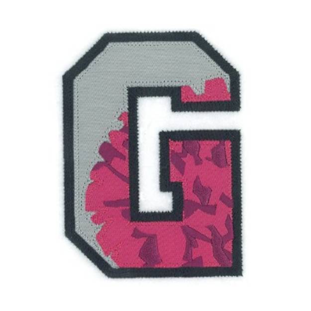 Picture of G Cheer Applique Machine Embroidery Design
