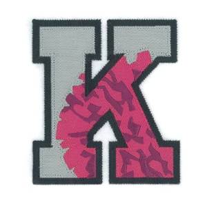 Picture of K Cheer Applique Machine Embroidery Design