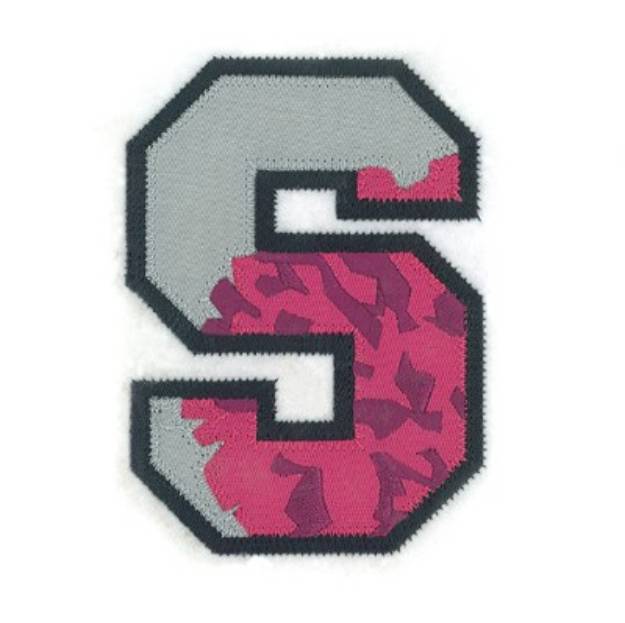 Picture of S Cheer Applique Machine Embroidery Design
