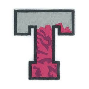 Picture of T Cheer Applique Machine Embroidery Design