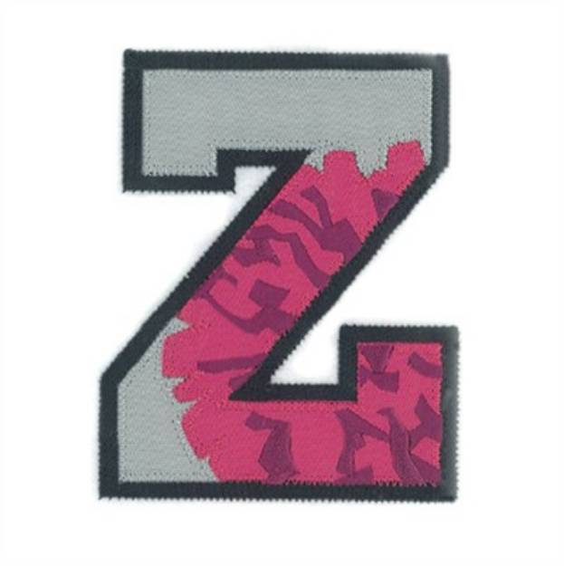 Picture of Z Cheer Applique Machine Embroidery Design