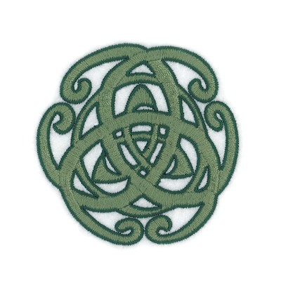 Celtic Trinity Circle Machine Embroidery Design