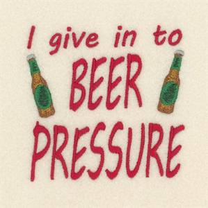 Picture of Beer Pressure Machine Embroidery Design