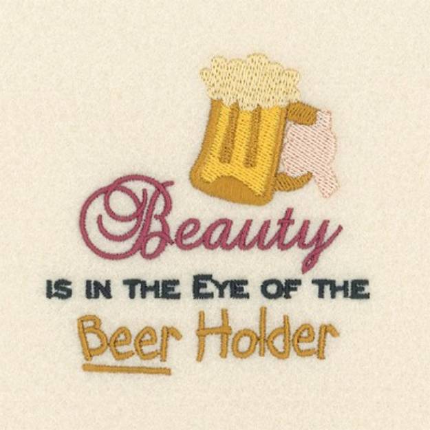 Picture of Beer Holder Machine Embroidery Design