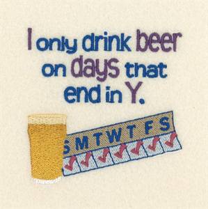 Picture of Beer Days Machine Embroidery Design