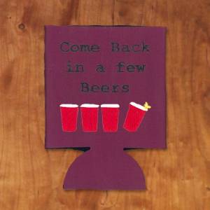 Picture of Beer Cups Koozie Machine Embroidery Design