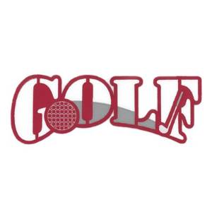 Picture of Full Front Golf Machine Embroidery Design