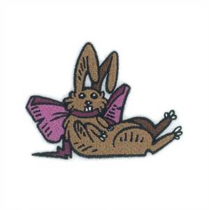 Picture of Bunny with Bow Machine Embroidery Design