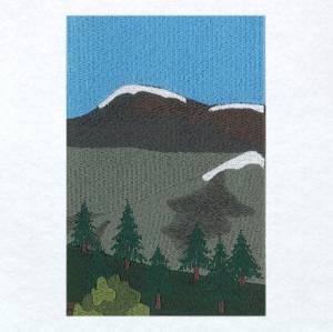 Picture of Spring Cabin Panel 3 Machine Embroidery Design