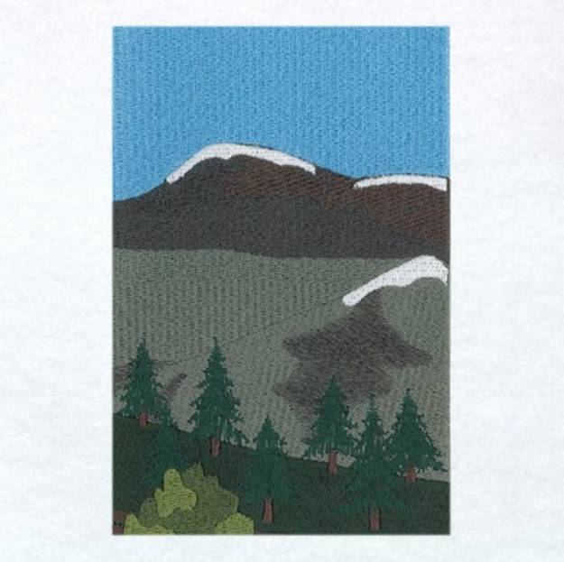 Picture of Spring Cabin Panel 3 Machine Embroidery Design