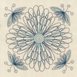 Picture of Decorative Flower Quilt Machine Embroidery Design